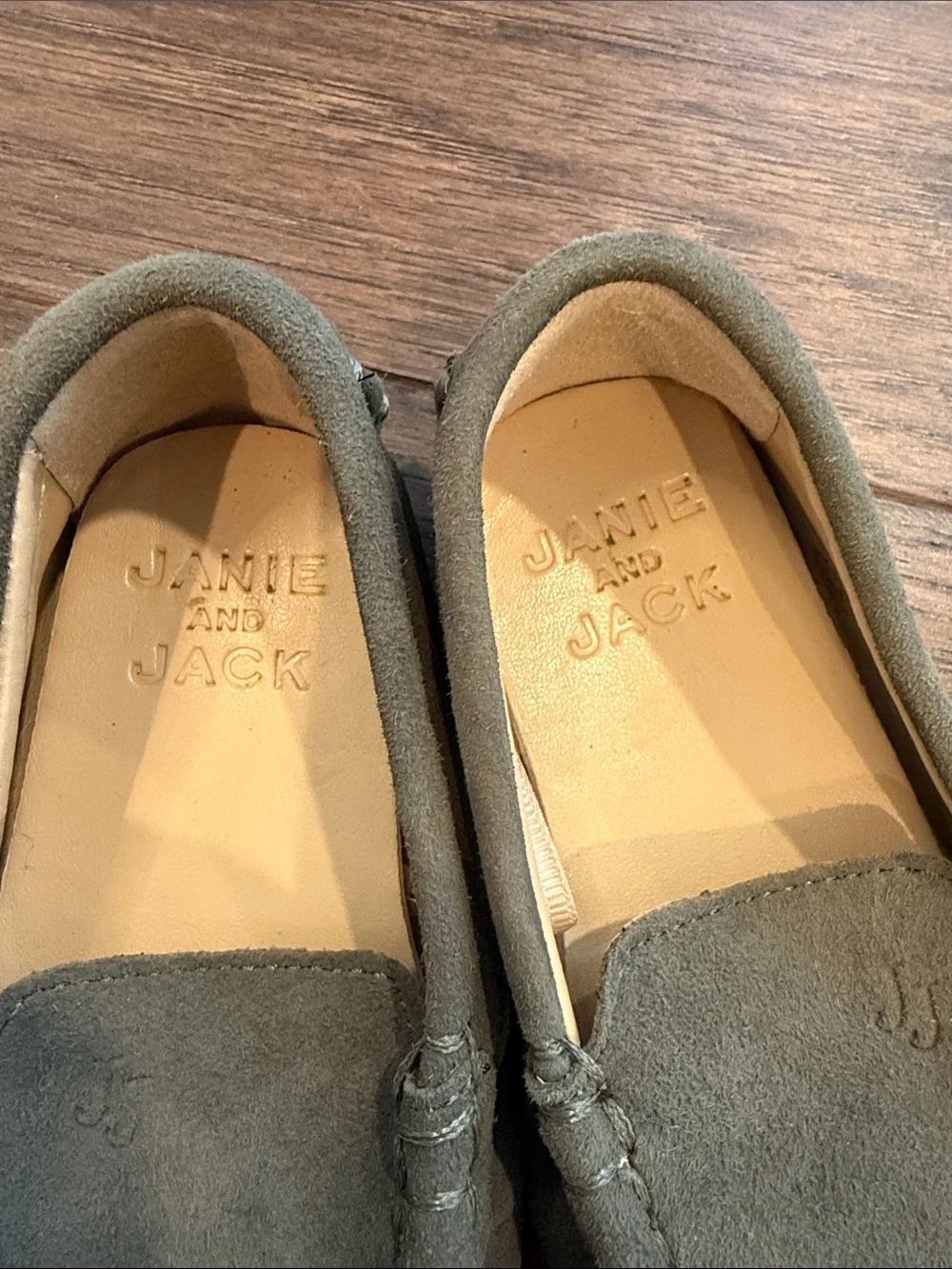 JANIE & JACK Baby Boys Size 5 Suede Moccasins Loafers Shoes - C52-075